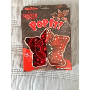 Stranger Things Demogorgon Pop It‎ Fidget Toy Netflix Buffalo Games Red NEW